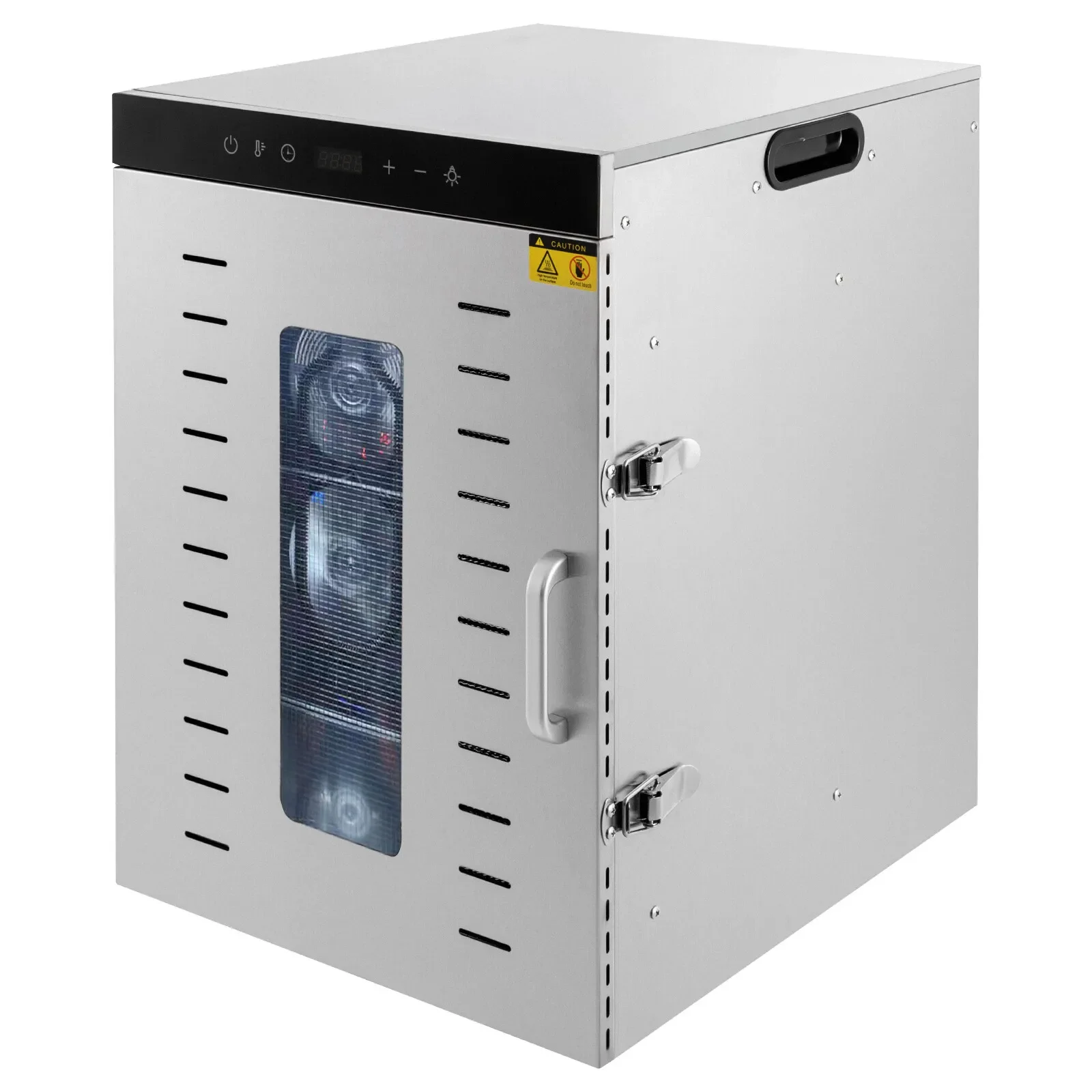 16 صينية مجفف مجففات الطعام التجارية آلة تجفيف الفولاذ المقاوم للصدأ 1350 واط