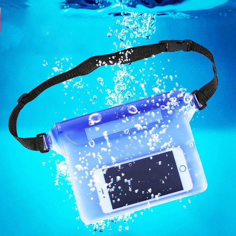 Swimming Waist Bags Waterproof Belt Bag for Phone Diving Fanny Bags Beach Accessories Dry Bag