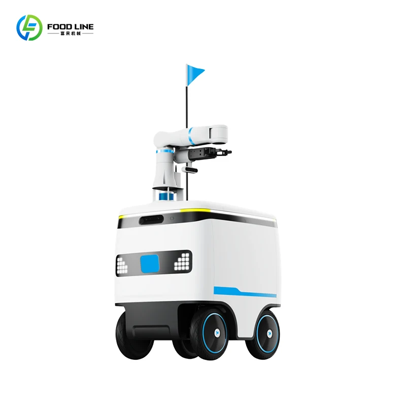 Custom Industrial Delivery Robot, Smart Drinks and Parcel Delivery Robot for Commercial Logistics Service
