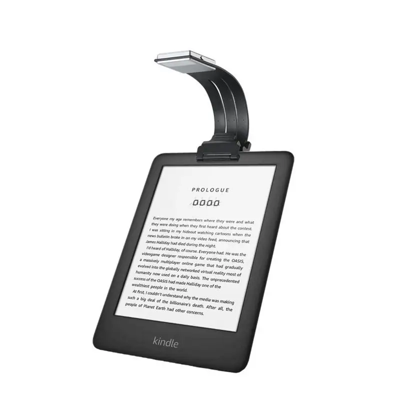 Portable LED Reading Book Light With Detachable Flexible Clip USB Rechargeable Lamp For Kindle EBook Readers Reading Clip Light