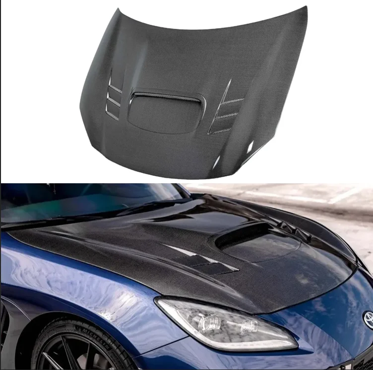 

Хорошее углеродное волокно Fa Style Wet Carbon Fiber Hood for Toyota GR86 2022 2023 For Classic Auto Part