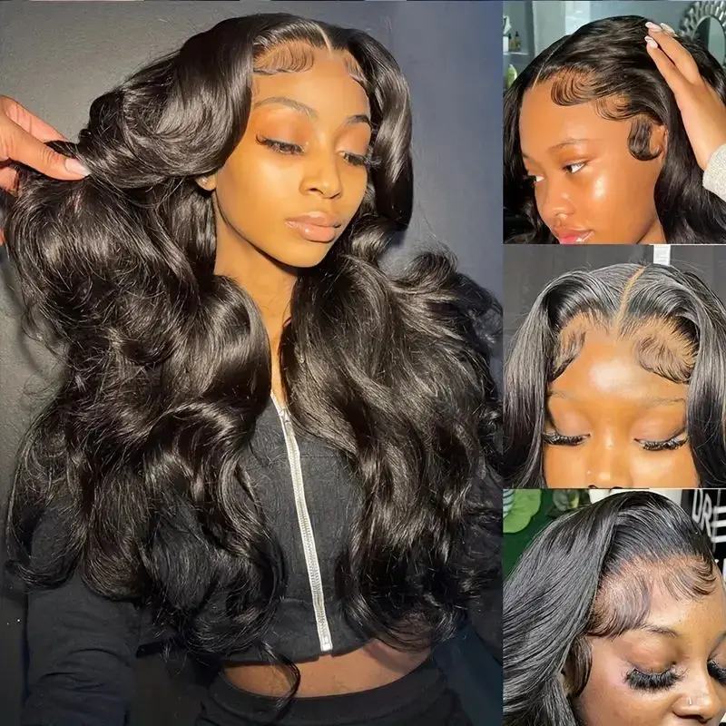 

13x6 loose Wave 150% Lace Closure frontal Wigs Lace Closure Human Hair Wig for Women 180% Density Free Part Pre Plucked Glue