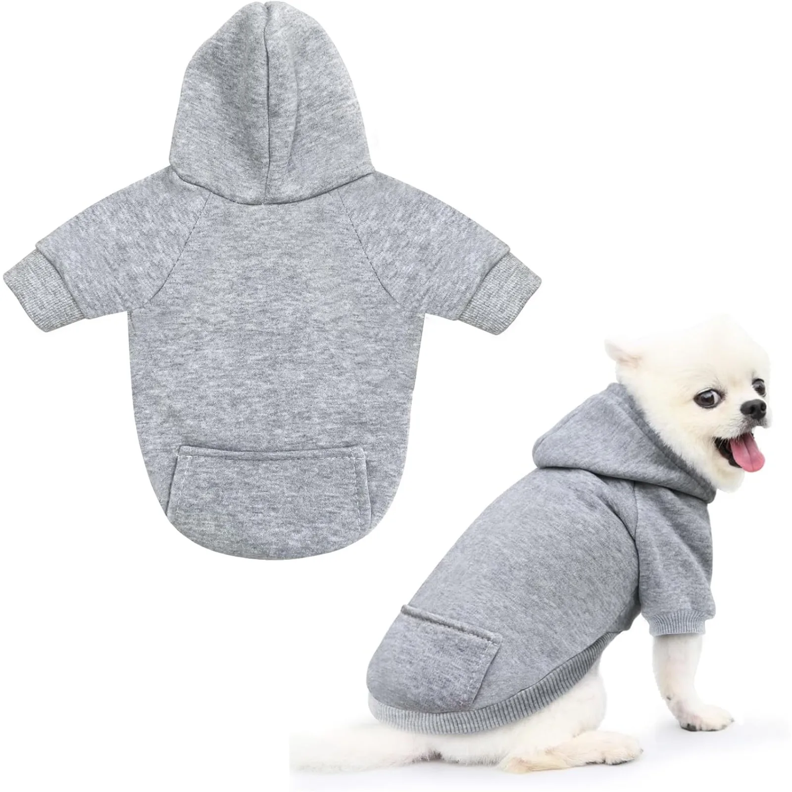 

Dog Hoodies Small Dog Clothing Vests Chihuahua Sweatshirts Warm Coats Jackets Fall Puppy Clothing Cat and Dog Sweatshirts