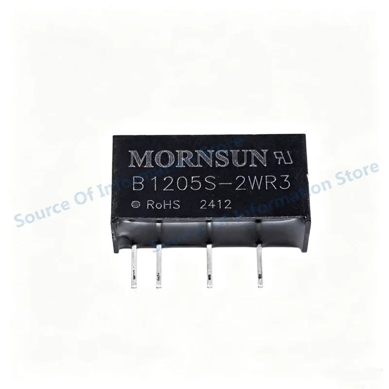 5Pcs B1203S-2WR3 / B1205S-2WR3 / B1209S-2WR3 / B1212 / B1224 Power Module 2W 1500VDC Isolation SIP-4 DC-DC Converter