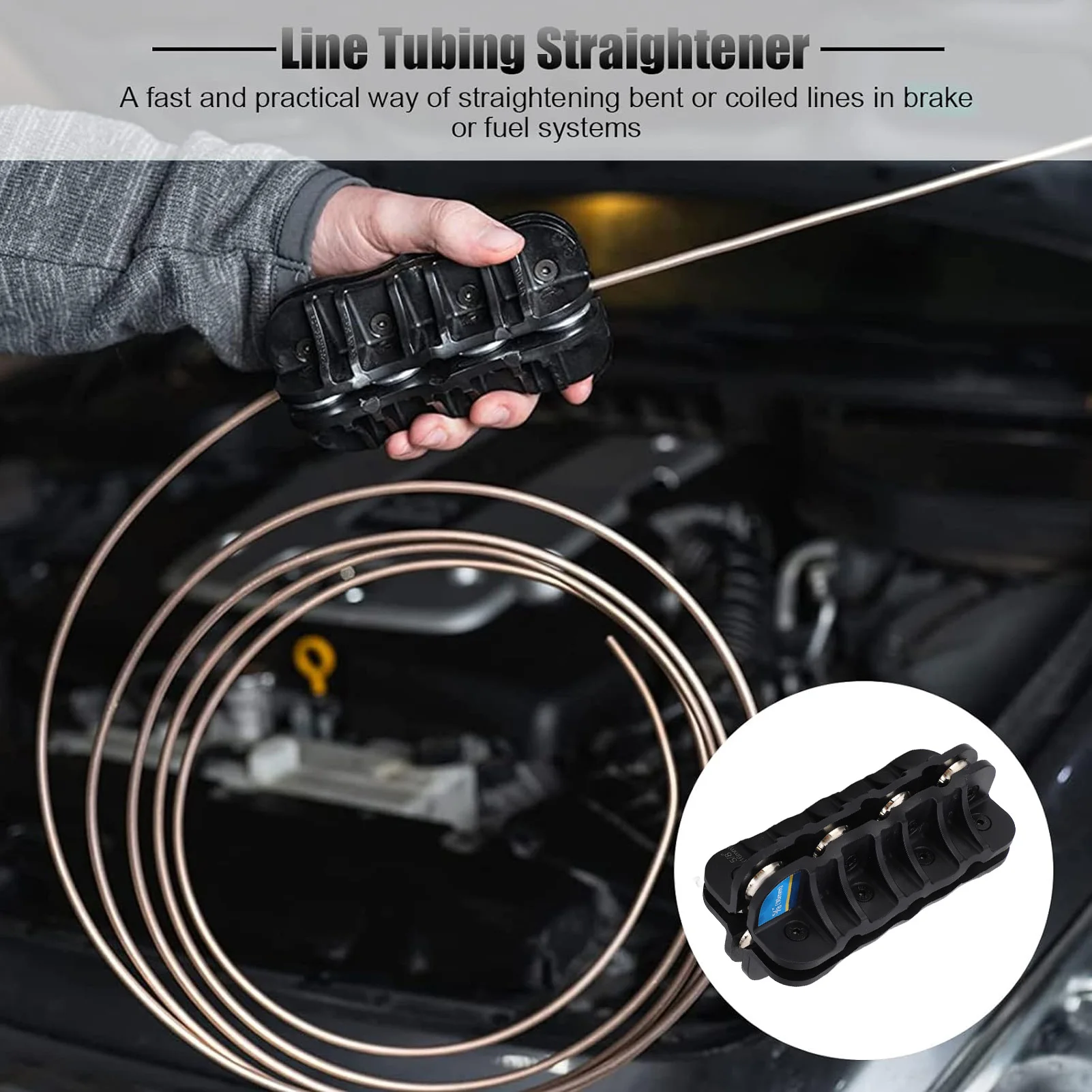 

Tubing Straightener 5/8in PVC and Aluminum Handheld Tube Straightening Tool for Industry Handheld Tubing Straightener