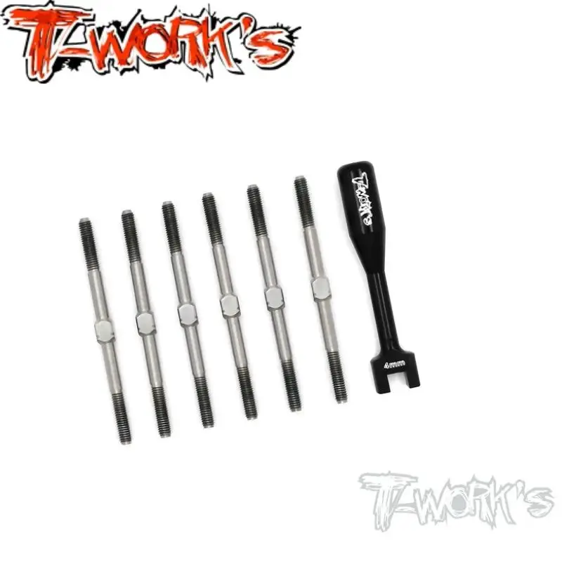 

Original T works TB-124 64 Titanium Turnbuckle Set ( For Xray XB2C'17/XB2C 2018 ) Rc part