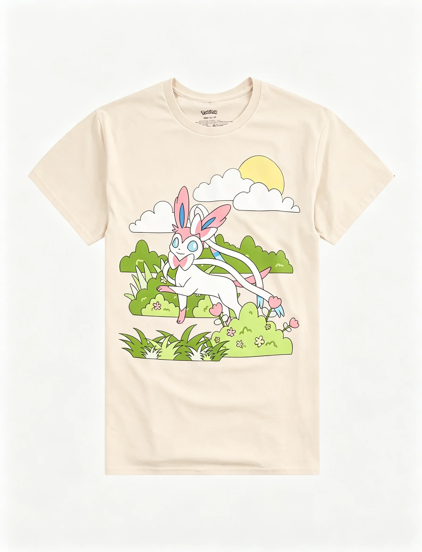 2026 Neues Niedliches Elfen-Print Mode Frühling und Sommer Herren Kurzarm Eltern-Kind Locker Sitzendes und Bequemes T-Shirt
