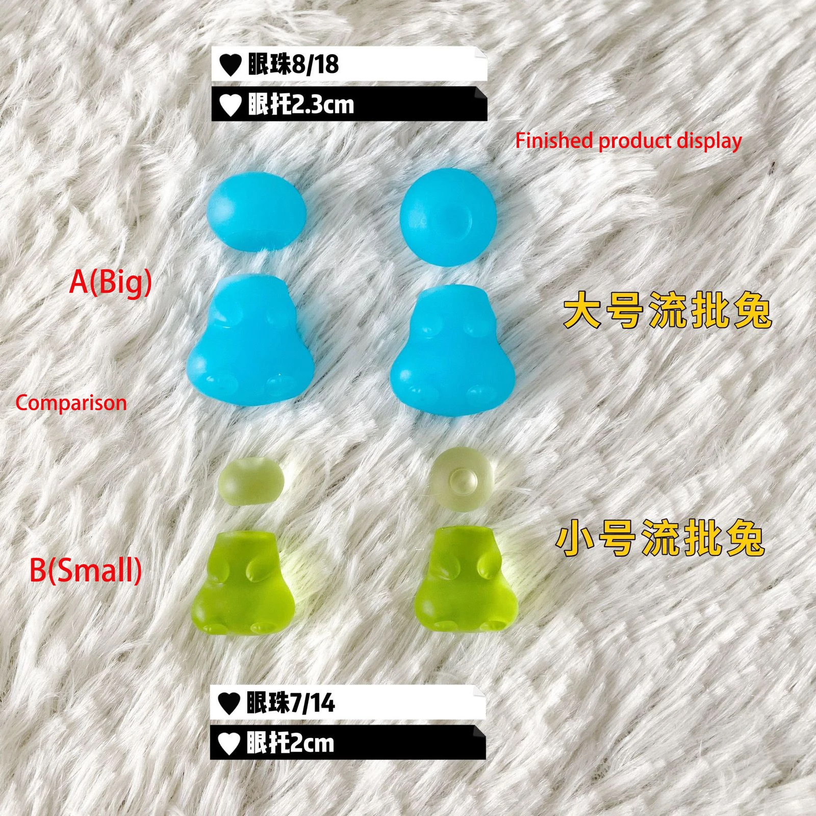 Doll Eyes Fundus Mold Patterned DIY Handmade Doll Accessories 14mm/16mm