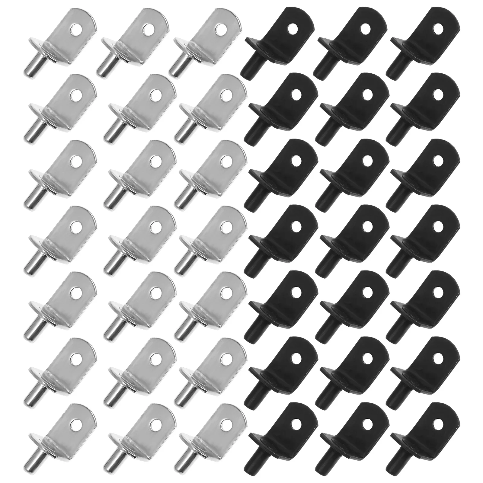 

80 Pcs Shelf Brackets Pegs Durable Solid Bookcases Cabinets Display Shelves Kitchen Hardware Accessories Furniture Clapboard