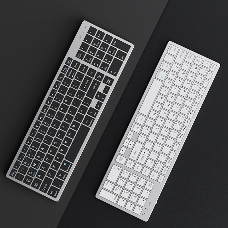 67 Keys 2.4G Wireless Bluetooth Keyboard Office Typing Silent Thin Rechargeable Keyboard Esports Gaming Keyboard