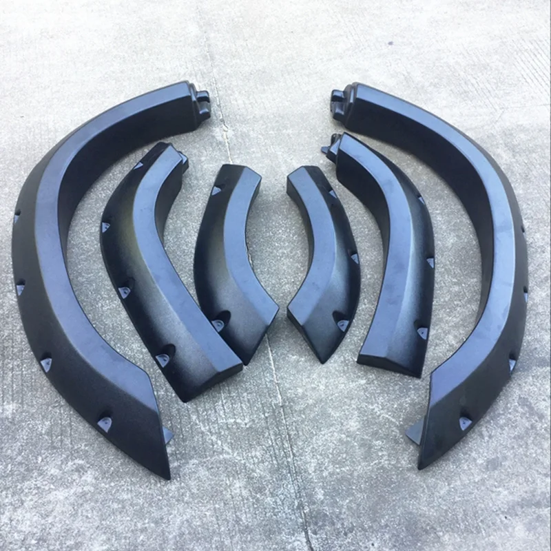 High Quality ABS Pocket Style Wheel Arch Fender Flares Fit For LC80 80 Series