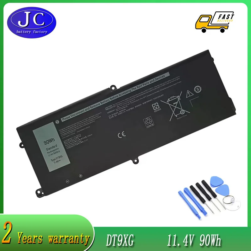 

JCLJF new DT9XG Battery for DELL Alienware Area-51m R1 R2 ALWA51M-1766PB D1748DW D1746B D1766B D1741DB D1969PW P38E 0KJYFY 07PWX