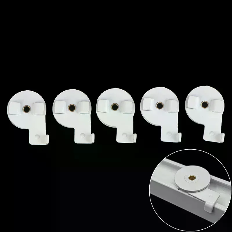 Motorized Sliding Curtain Rail Swivel Ceiling Bracket Electric Fixing Mount For Trietex Curtain Track Accessories 5/10Pcs