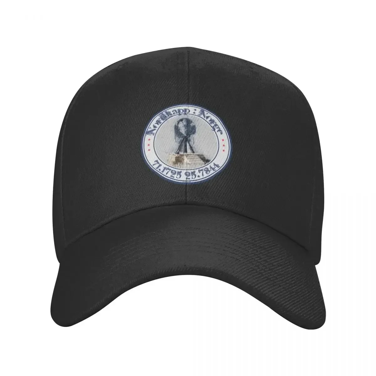 Nordkapp North Cape Norway Sticker T-Shirt 01 Baseball Cap Sun Cap Beach Outing Custom Cap Men's Women's