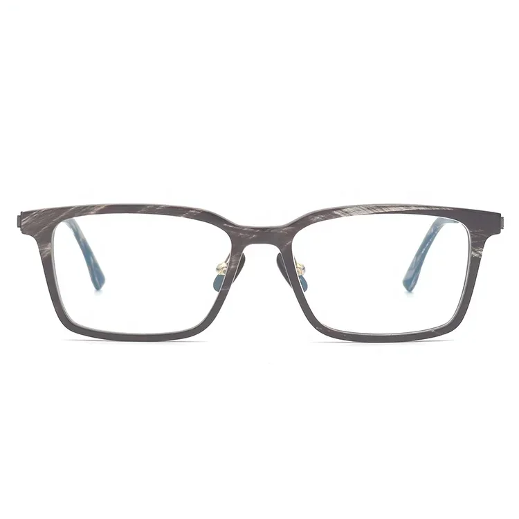 Unisex Square Buffalo Horn Frame Optical Frame for reading glasses YT-FNJ-002.C2