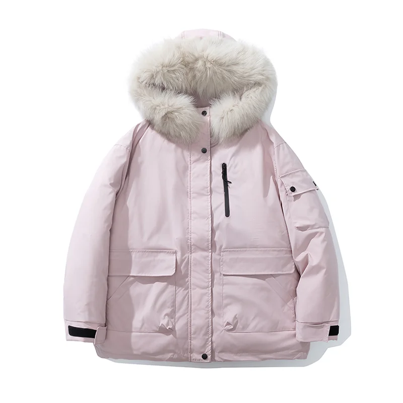 Parkas à capuche épais pour femmes, veste à manches longues, veste rembourrée, streetwear coréen, manteau Emo, vêtements des années 2000, hiver, nouveau, 2024