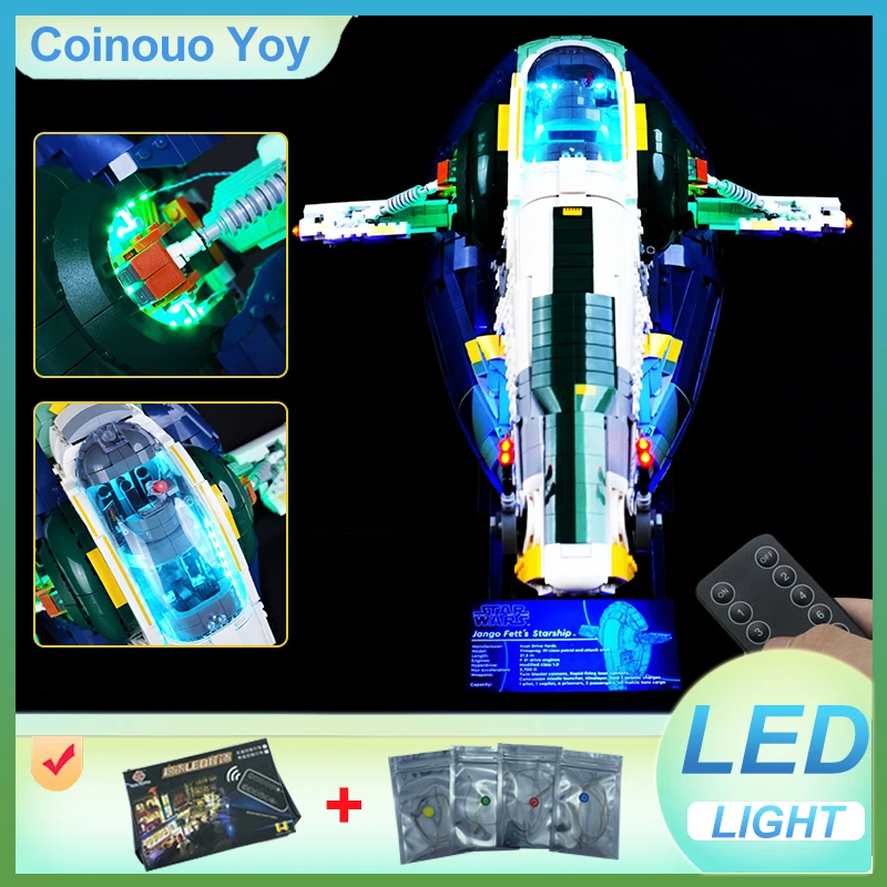 

DIY LED Light Kit For LEGO 75409 Interstellar spaceship (Only LED Light,Without Blocks Model)