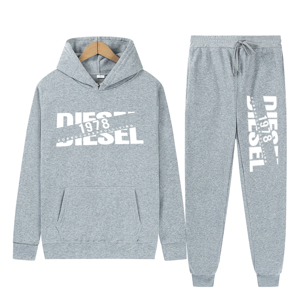 "طقم هوديي عصري، رسم 1978، كاجوال دائري عام"