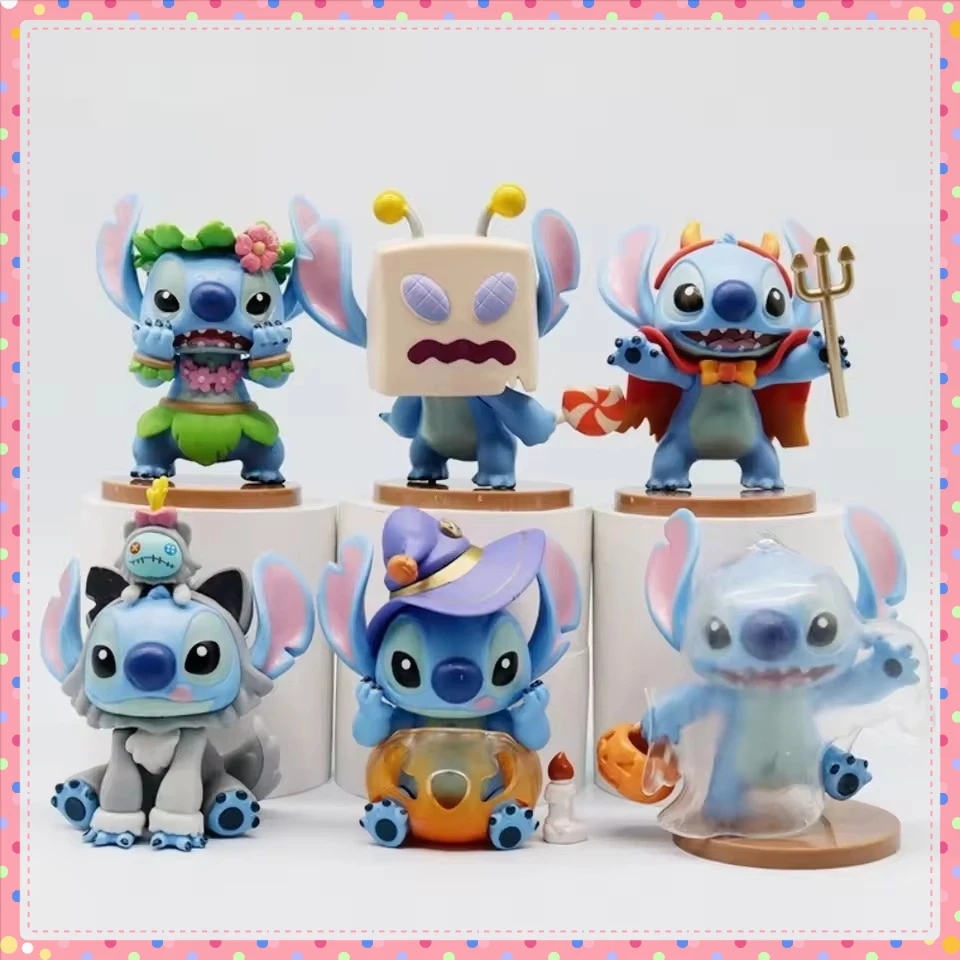

2025 HOT Stitch Weird Diary Series Blind Box Anime Figures Creative Cute Doll Statue Model Mystery Toys Children Birthday Gifts