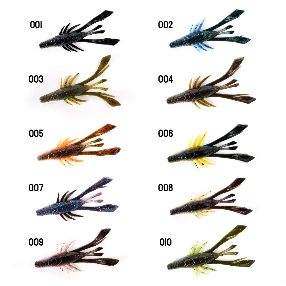 DYY Kicker Craw – Señuelo de silicona para lubina 10,5 cm - imagen 2