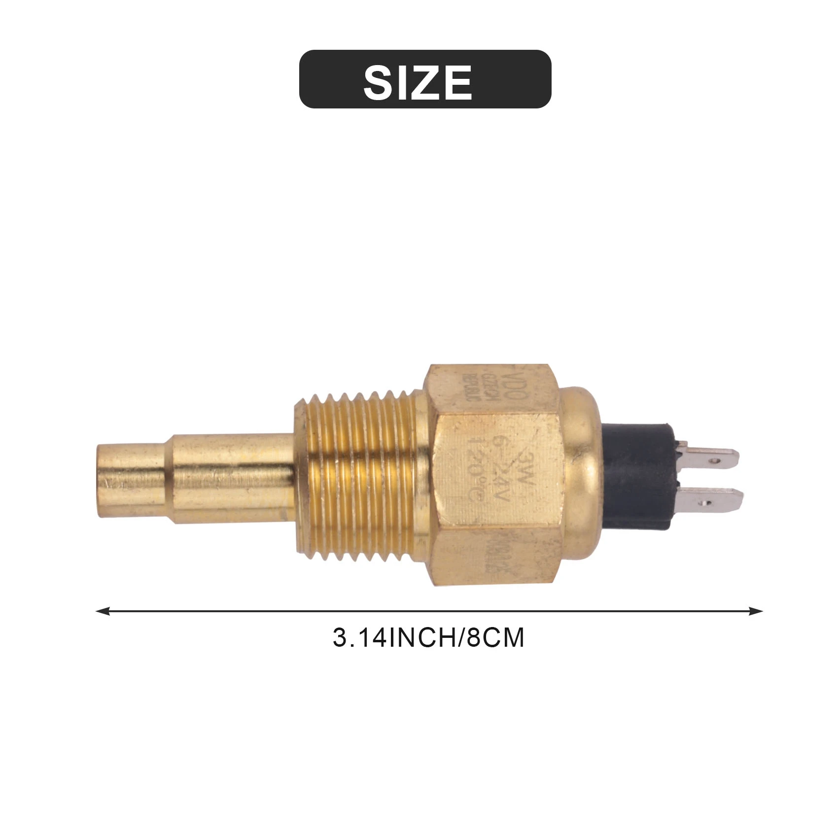Sensor de temperatura del aceite del motor Vdo 1/2 Npt, rosca de 21Mm, Sensor de temperatura del agua para grupo electrógeno