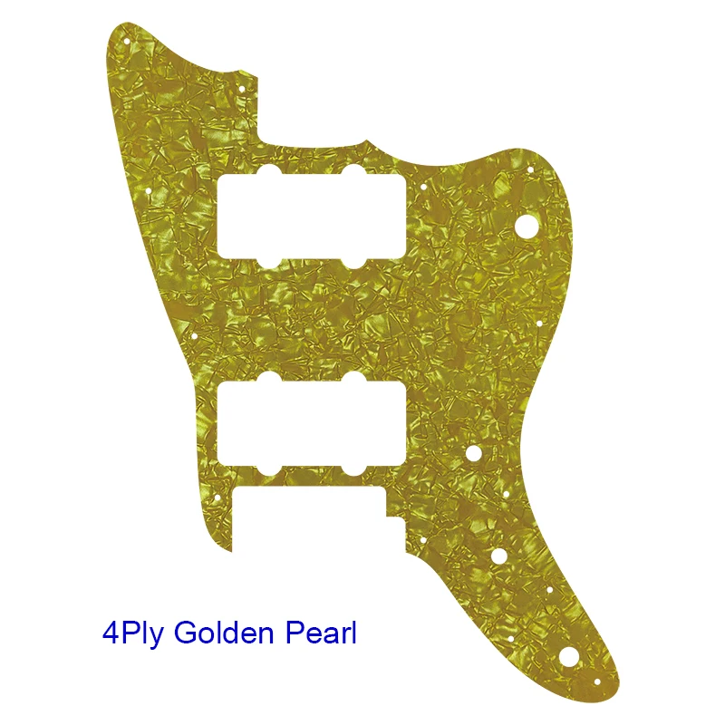 Pleroo Custom Parts Replacement Scraper For US 2021 Squier Affinity Jazzmaster Guitar Pickguard Multicolor Selection