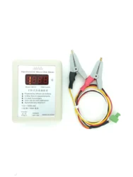 Medidor de miliohmios de alta precisión de mano, detección de resistencia de ohmímetro de 4 cables, medidor de Micro resistencia baja 0.2R 2R 20R 200R