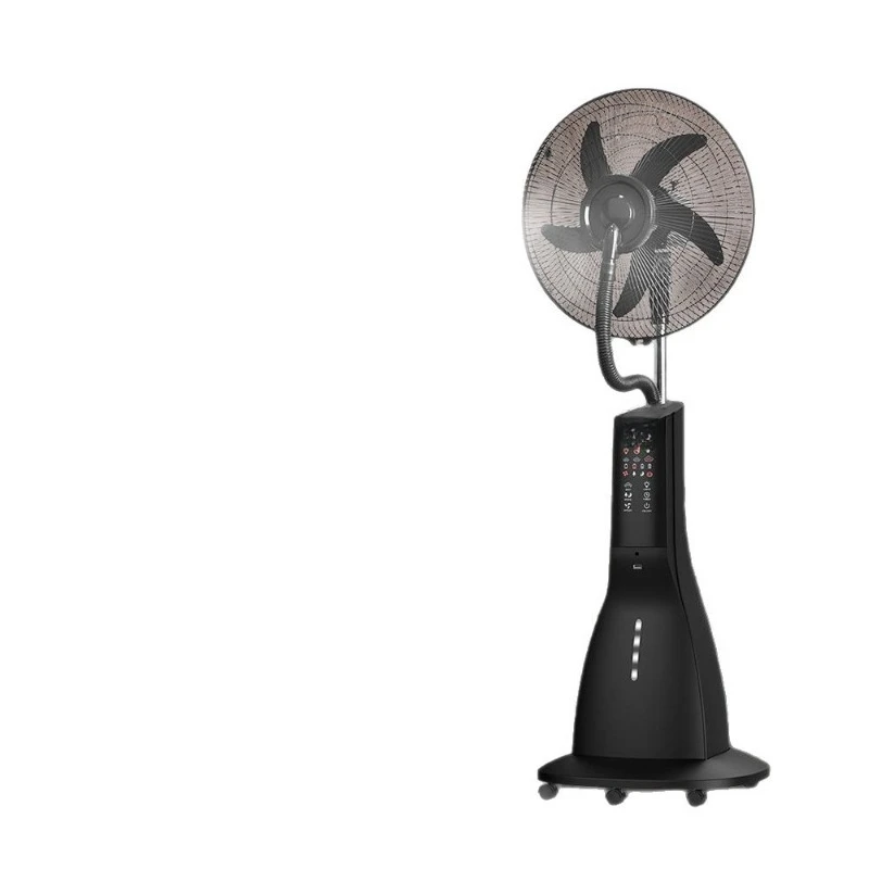 Solar spray fan plus water cooling outdoor water atomization water cooling fan electric fan misting