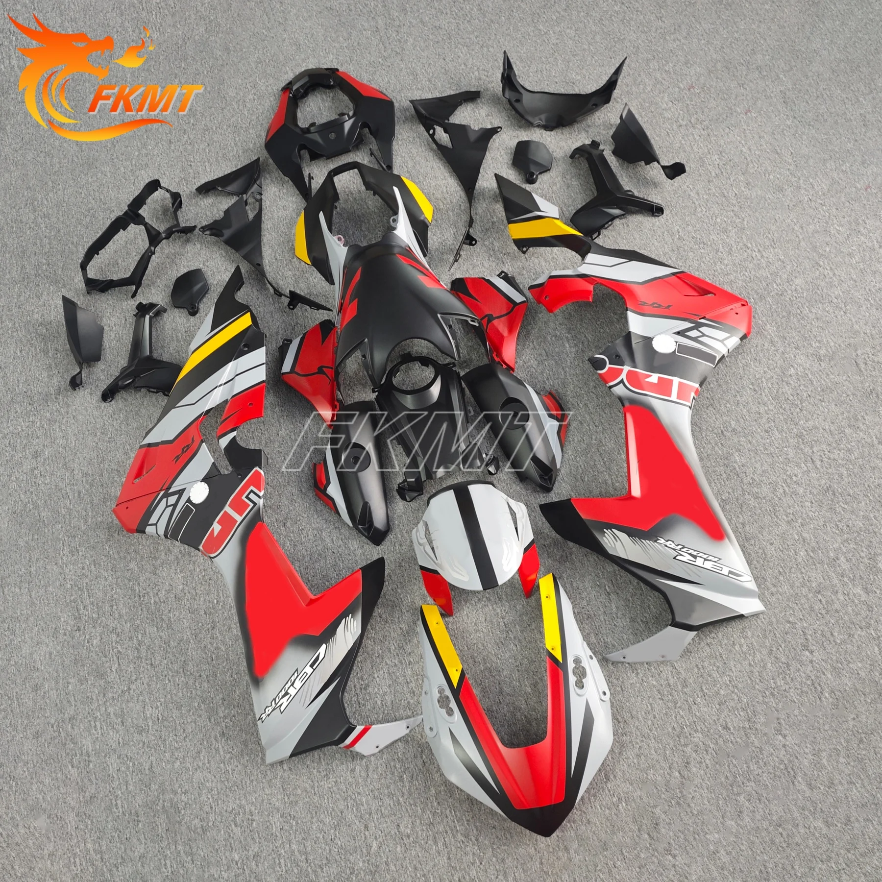 The new ABS fairing fits the motorcycle for Honda CBR1000RR 2017 2018 2019 CBR1000 17 18 19 Fairing body setting red white