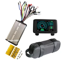 New Arrival 48-72V 80A Sine Wave Dual hall Mode Controller 18 Moz for 3000W Motor+SW900/UKC1 Display