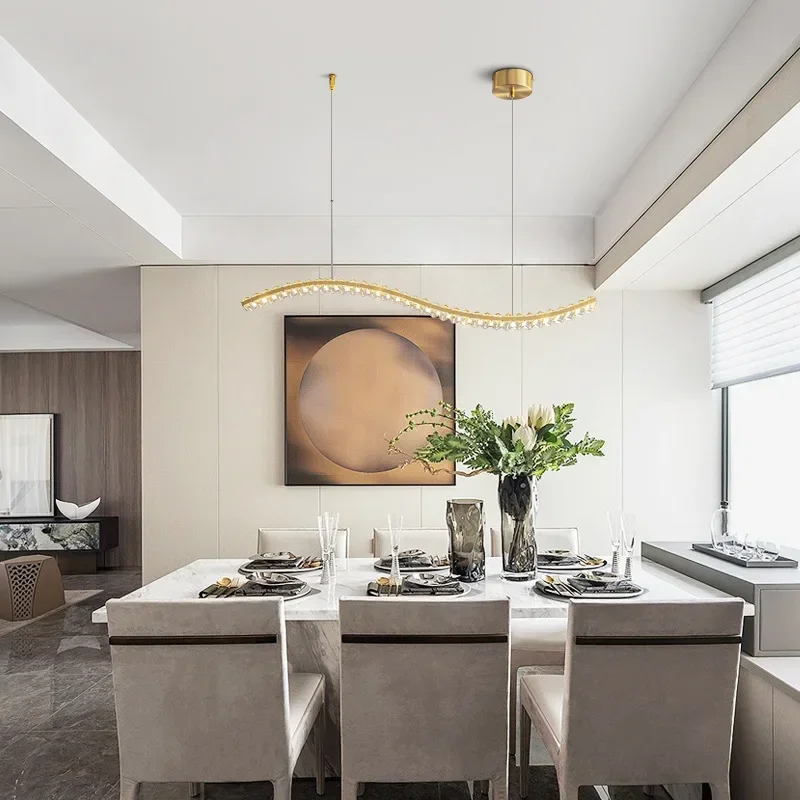 

Elegant Modern Dining Room Pendant Lamp Stylish Ceiling Chandelier for Home Decor & Indoor Lighting Fixtures