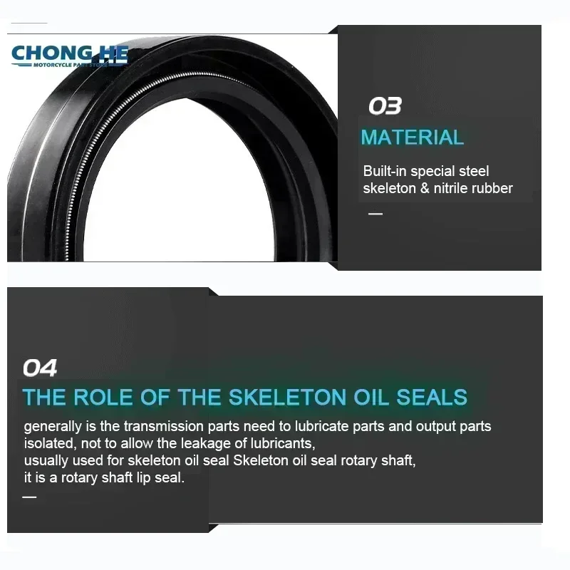 41x54x11 الجبهة شوكة ختم النفط ختم غطاء غبار لهوندا XR250L XR350R NSR250R MC16 MC18 MC21 NSR250RR MC28 XR250 تورنادو 41*54*11