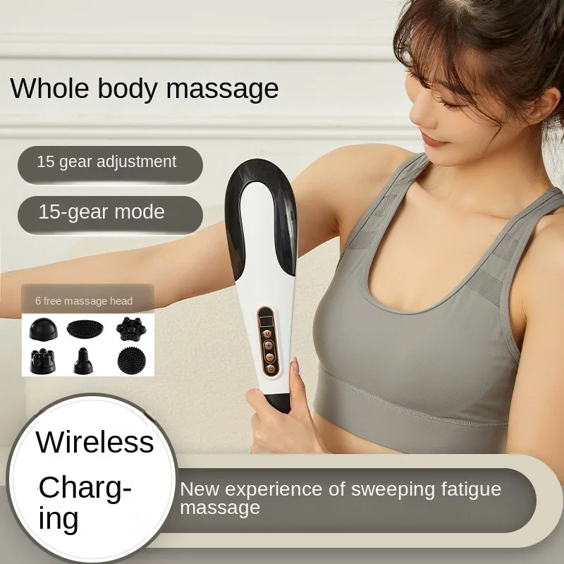 

New Dolphin Massager Electric Handheld Massage Hammer Back Full Body Massage High Power Vibration Massage Stick