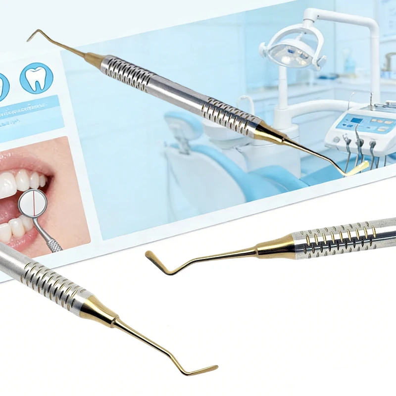 

3pcs Dental Instrument Composite Resin Filling Spatulas Double-Head Stainless Steel Handle Dental Lab Tools