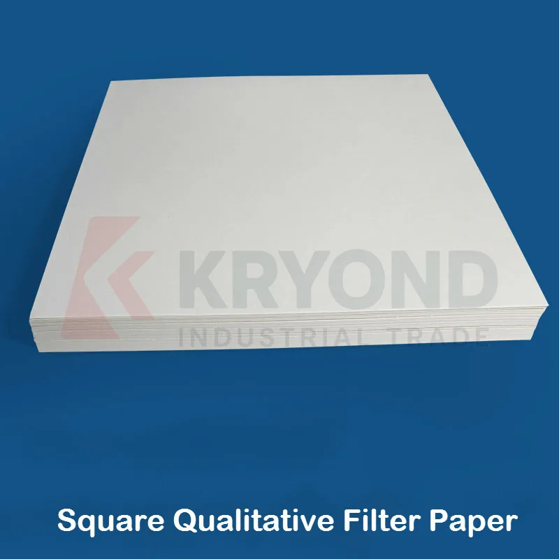 Qualitative Filter Paper 60×60cm Square Oil Detection Laboratory Industrial Filter Paper 10/PK