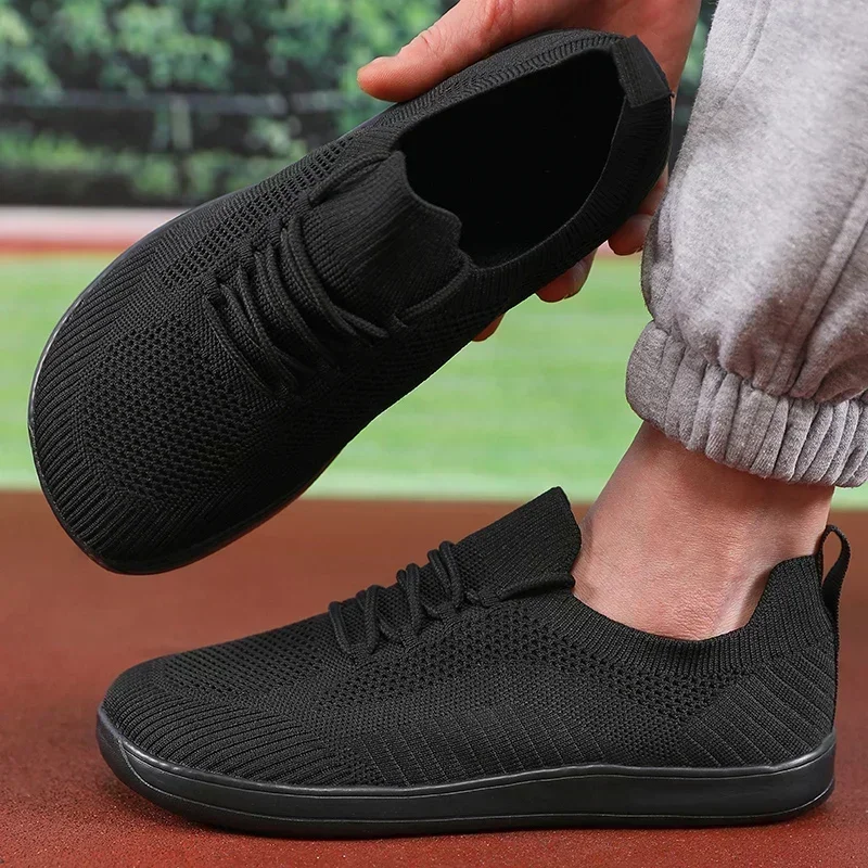 Men's Shoes Summer Fashion Breathable Mesh Shoes Lightweight Jump Rope Casual Men's Shoes Jogging Shock Absorbing Running Shoes