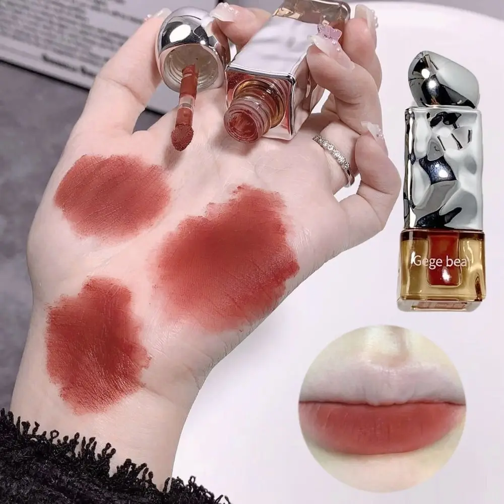 

3Pcs Portable Waterproof Liquid Lipstick Makeup Long Lasting Mist Lip Glaze Non-stick Cup Silky Velvet Lip Gloss Makeup