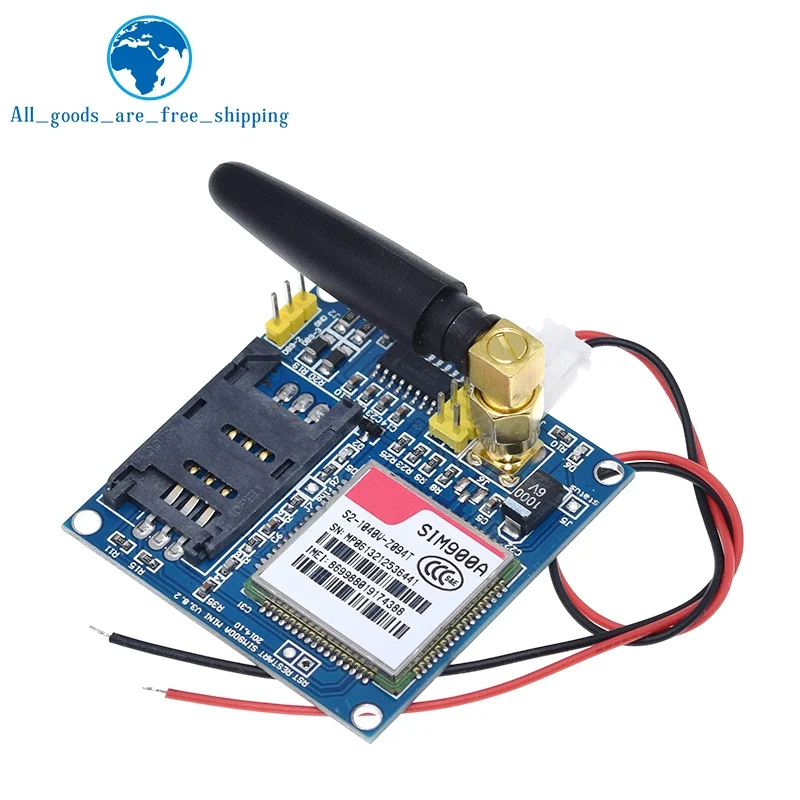 Sim900a Sim900 Mini V4.0 Wireless Data Transmission Module Gsm Gprs Board Kit W/antenna C83