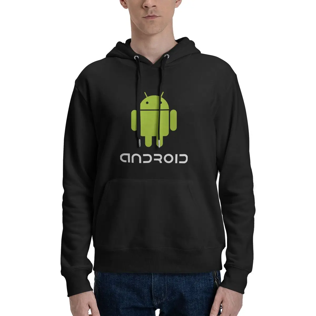 Android Casual Hoodies Pullovers Cotton Sweatshirts Men Women Tops