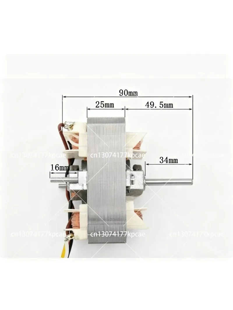 220V Kitchen Range Hood Blower Motor Shaded Pole Copper Wire Three-Speed Exhaust Fan
