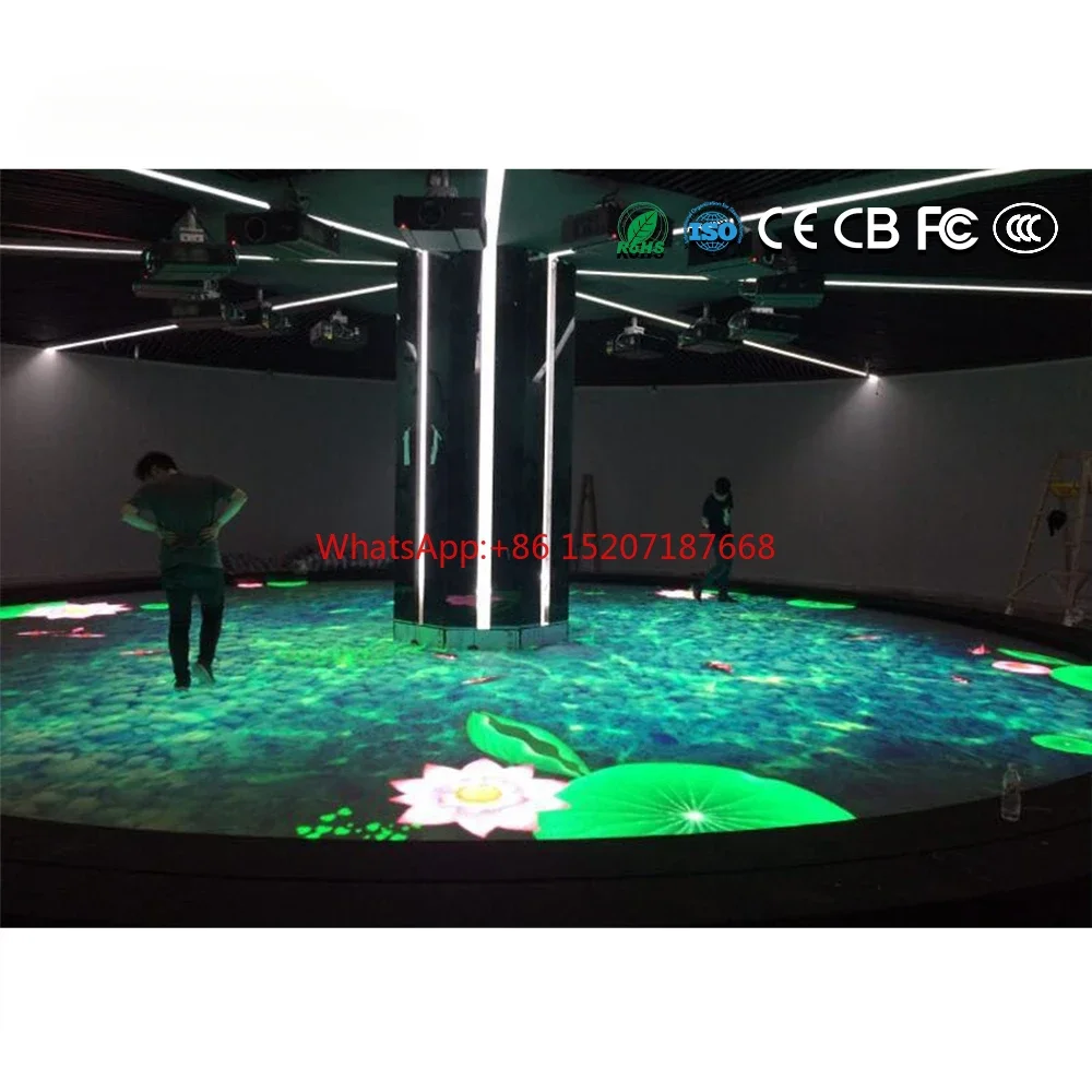 

3D Full Color Magnet Mobile Stage Advertising Light Emitting Diode Video Dance Floor Outdoor/Indoor Emitting Diode Display