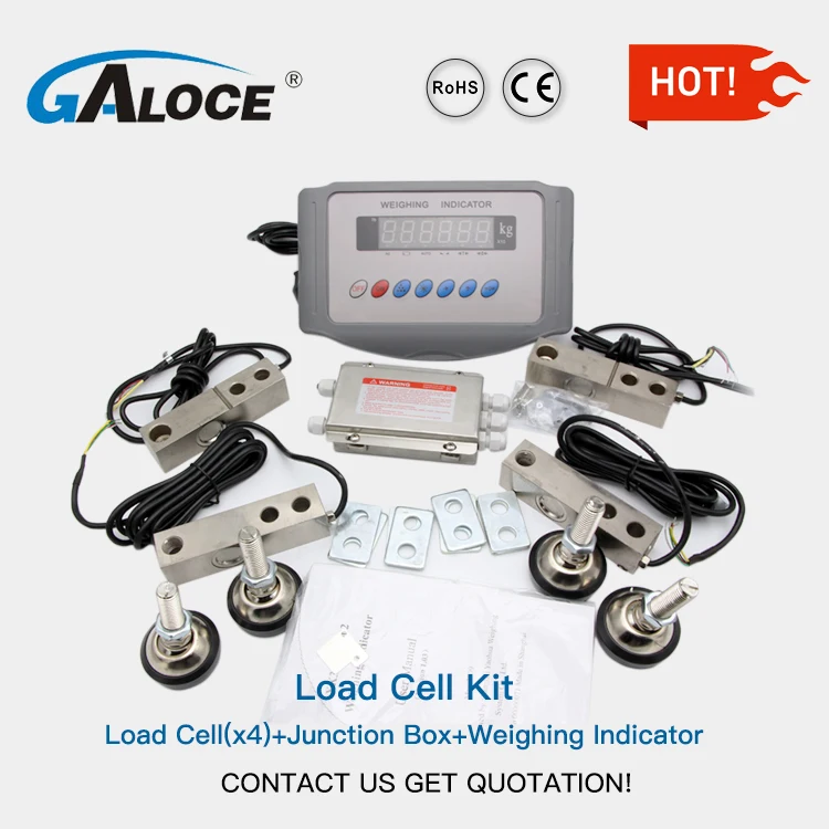 GSB205 High Accuracy Livestock Scale Celda De Carga Load Cell Scale Kit 500kg 3T