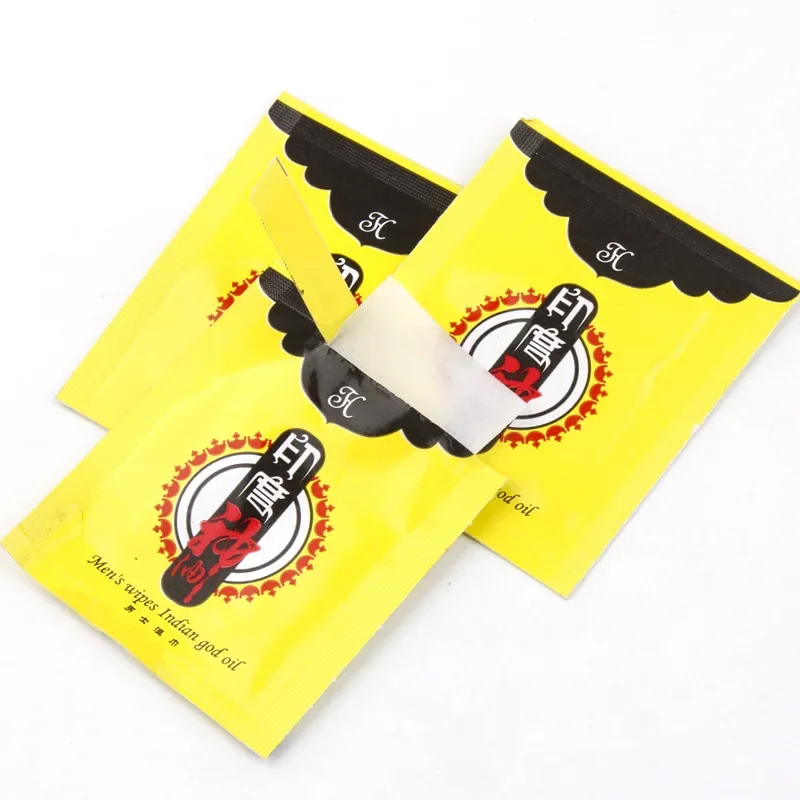 3 قطعة زيت الله الهندي الرجال مناديل مبللة طويلة الأمد غير خدر التحكم الموسعة تأخير القدرة على القذف الجنسي للرجال الاستخدام الخارجي #2