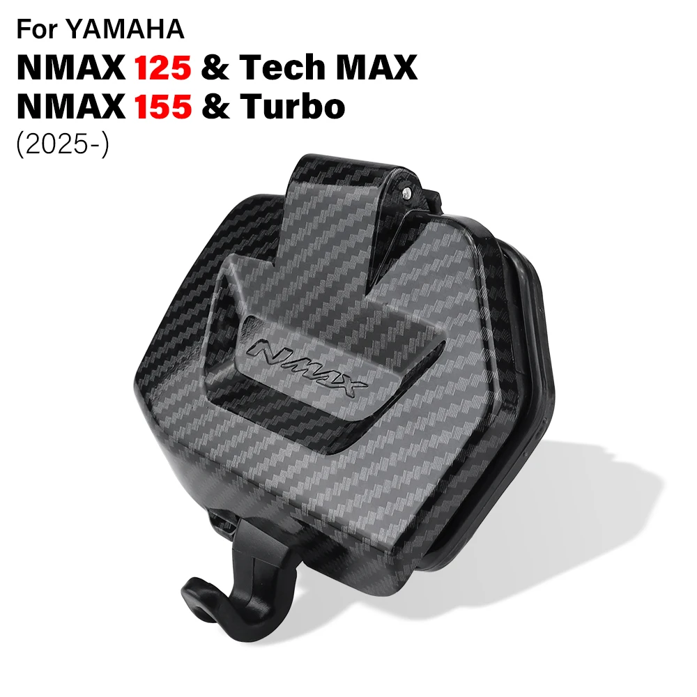 Für Yamaha N-MAX 155 125 V3 Nmax 125 Tech MAX Nmax 155 2025 Werkzeugkasten Aufbewahrungsdeckel Deckel Seitentasche Wasserdichte Abdeckung N Max