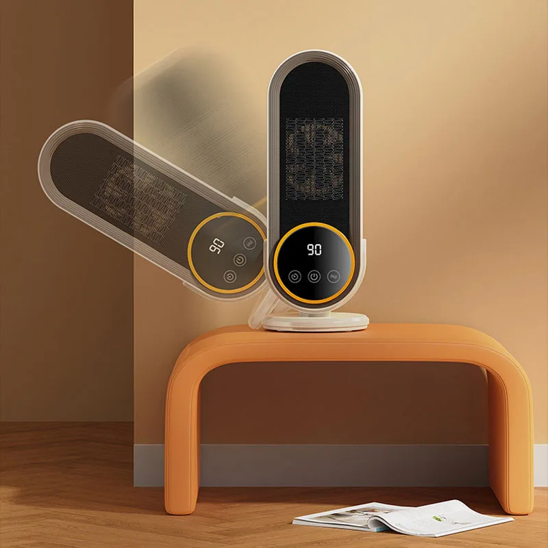 1200W Electric Heater Portable Desktop Fan Heater Ceramic Heating Warm Air Blower Home Office Warmer Machine for Winter