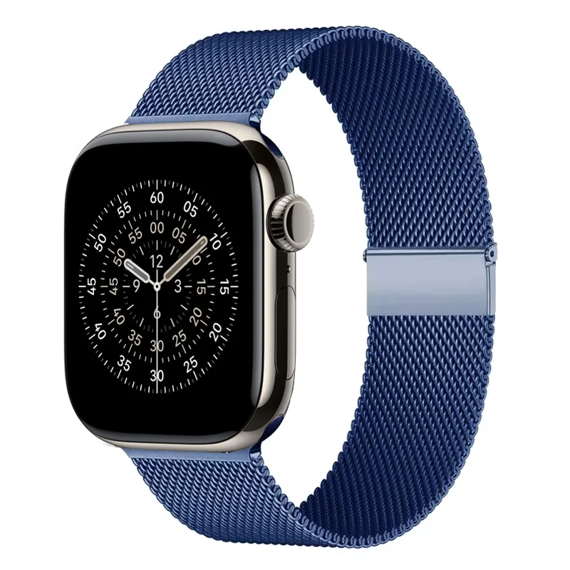 Milanaise-Schlaufenarmband für Apple Watch Band 11 46 mm 44 mm 40 mm 41 mm 42 mm 45 mm Armband iWatch Serie 10 8 7 6 5 4 SE 9 Ultra 3 49 mm