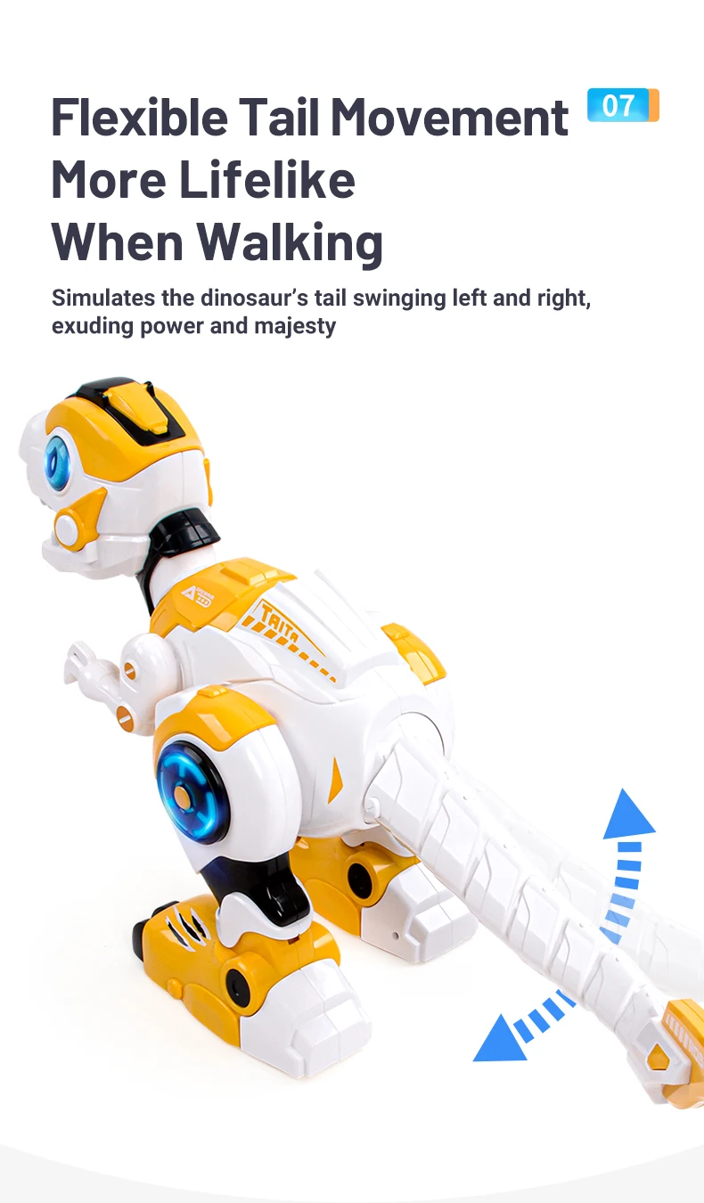 67CM grand Simulation Spray marche télécommande dinosaure jet d'eau musique danse intelligente Mecha dinosaure Robot jouet cadeaux