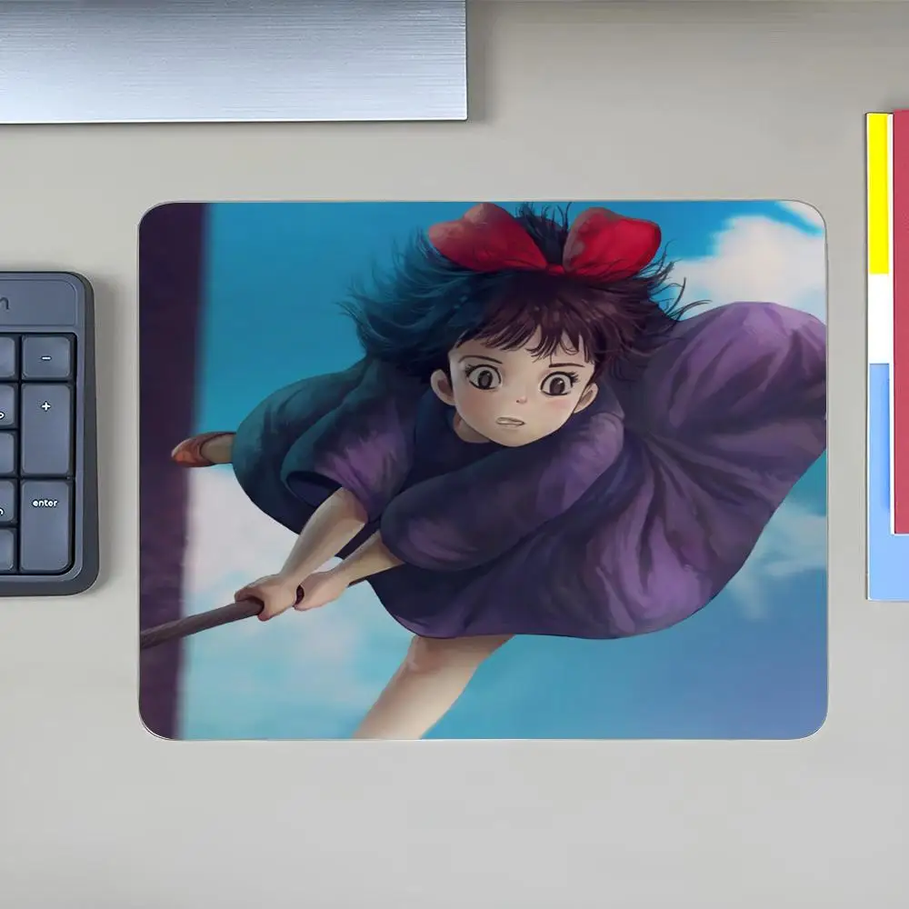 Anime For K-Kiki D-Delivery S-Service MINISO Mouse Pad Anime Game Mouse Pad High Quality Small Desk Pad Rubber Laptop Desk Pad