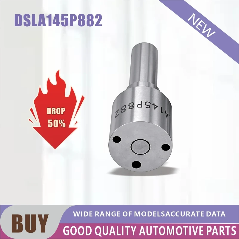 DSLA145P882 Precision Diesel Fuel Spray Nozzle Flat Head White Needle Core Component Compatible With 0432193583 KBAL90P37 LJ0942