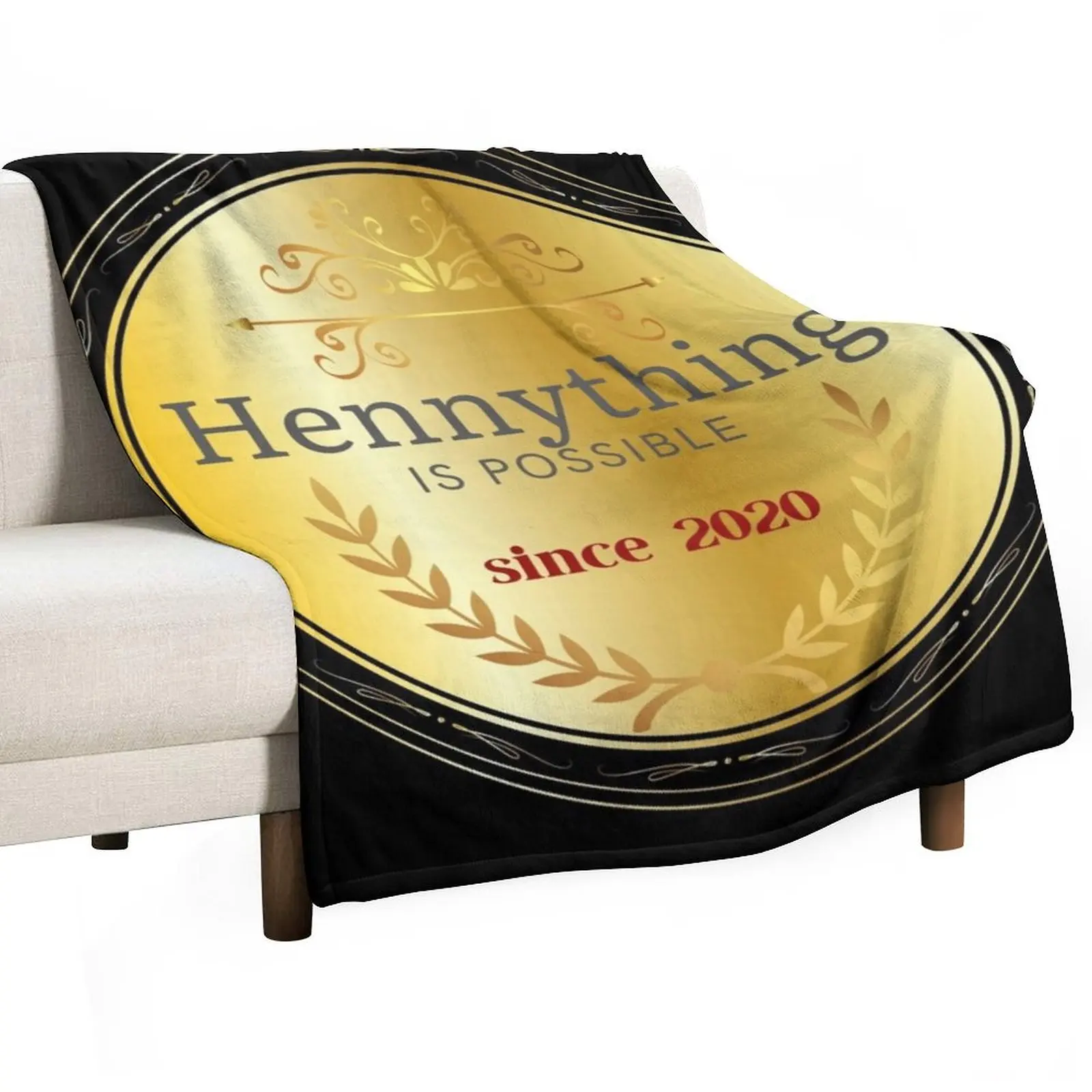 Medal For Hennything Is Possible Throw Blanket christmas gifts for sofa Bed covers Blankets